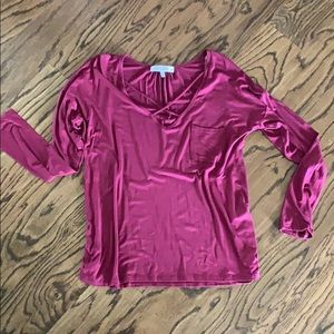Long sleeve maternity top